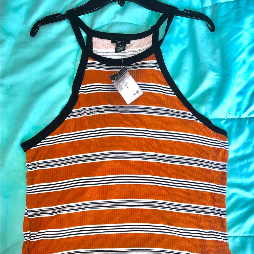 Striped Halter Top